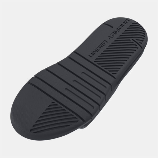 Claquettes UA Core PTH Unisexe Under Armour Noires et blanches 3021286-001 Bottom