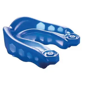 Gel Protecteur Dentaire Shock Doctor Max Strapped Sport, Adulte 12+, Bleu