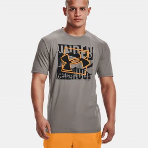 tshirt under armour homme gris 1366442 066