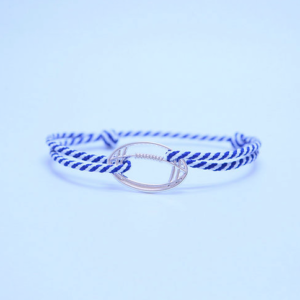 bracelet bleu blanc la coqotte