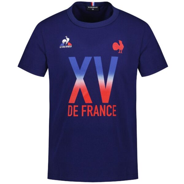tshirt fanwear enfant france rugby bleu 2320115 3