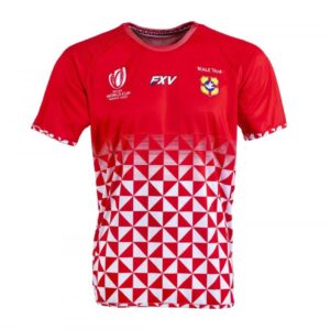 maillot entrainement warm up Tonga rouge rwc23 1