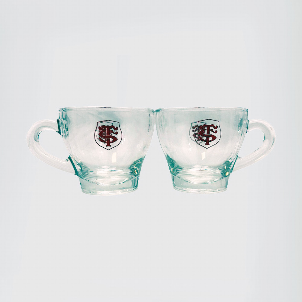 Cadeau Rugby Toulouse Set De 2 Verres à Bière Stade Toulousain - 470ml