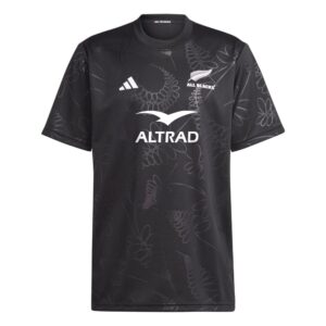 TSHIRT ENTRAINEMENT RUGBY XV ALL BLACKS HZ9778 FACE