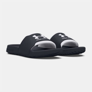 Claquette Under Armour Noire et blanche UA Ignite Select 3027219-001 Paire de claquettes Lateral Front Top