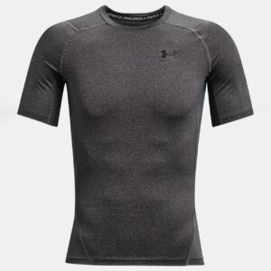 T-shirt Lycra Under Armour HeatGear® Gris carbone pour homme Face
