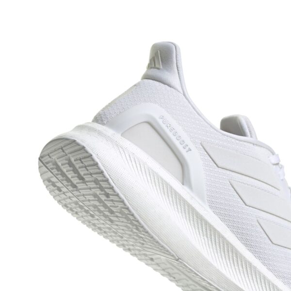 Chaussure de running Adidas Pureboost 5 blanche ID3618 Detail Back Lateral Bottom