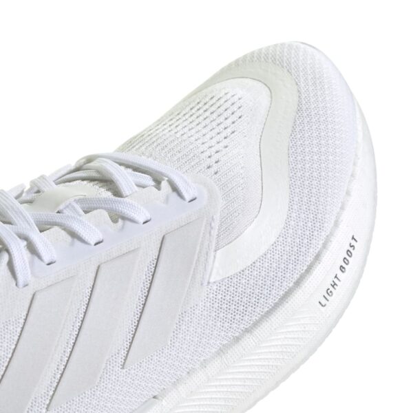 Chaussure de running Adidas Pureboost 5 blanche ID3618 Detail Front Lateral Top