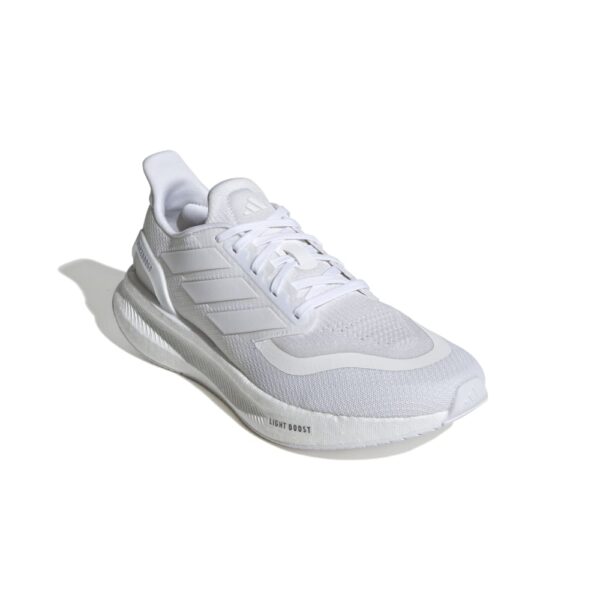 Chaussure de running Adidas Pureboost 5 blanche ID3618 Front Lateral Top