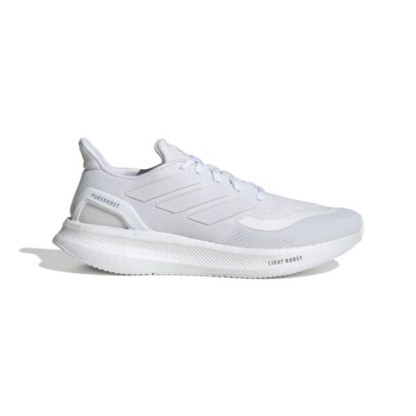 Chaussure de running Adidas Pureboost 5 blanche ID3618 Lateral