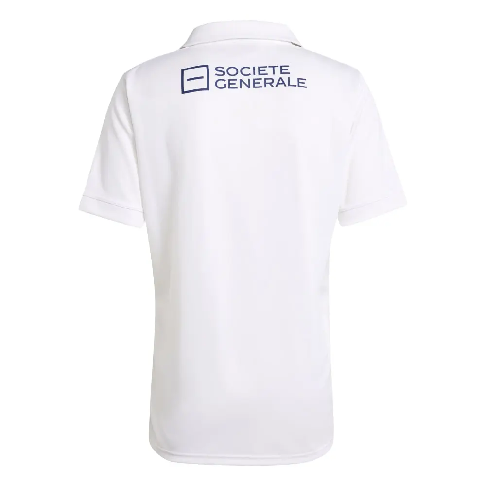 Maillot De Rugby USV XV Vic En Bigorre – Blanc/rose – Taille XL – Porté N°18