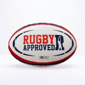 Ballon de Match Rugby Approved X Gilbert Kinetica Taille 5 Dos