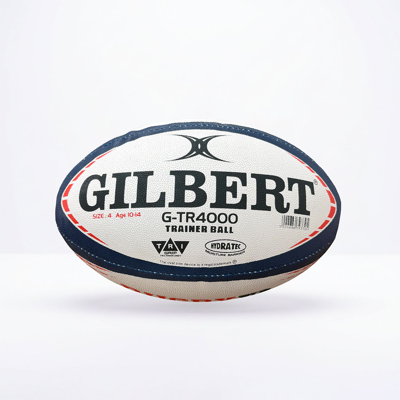 Ballon de rugby Rugby Approved X Gilbert G-TR4000 Taille 4 Face