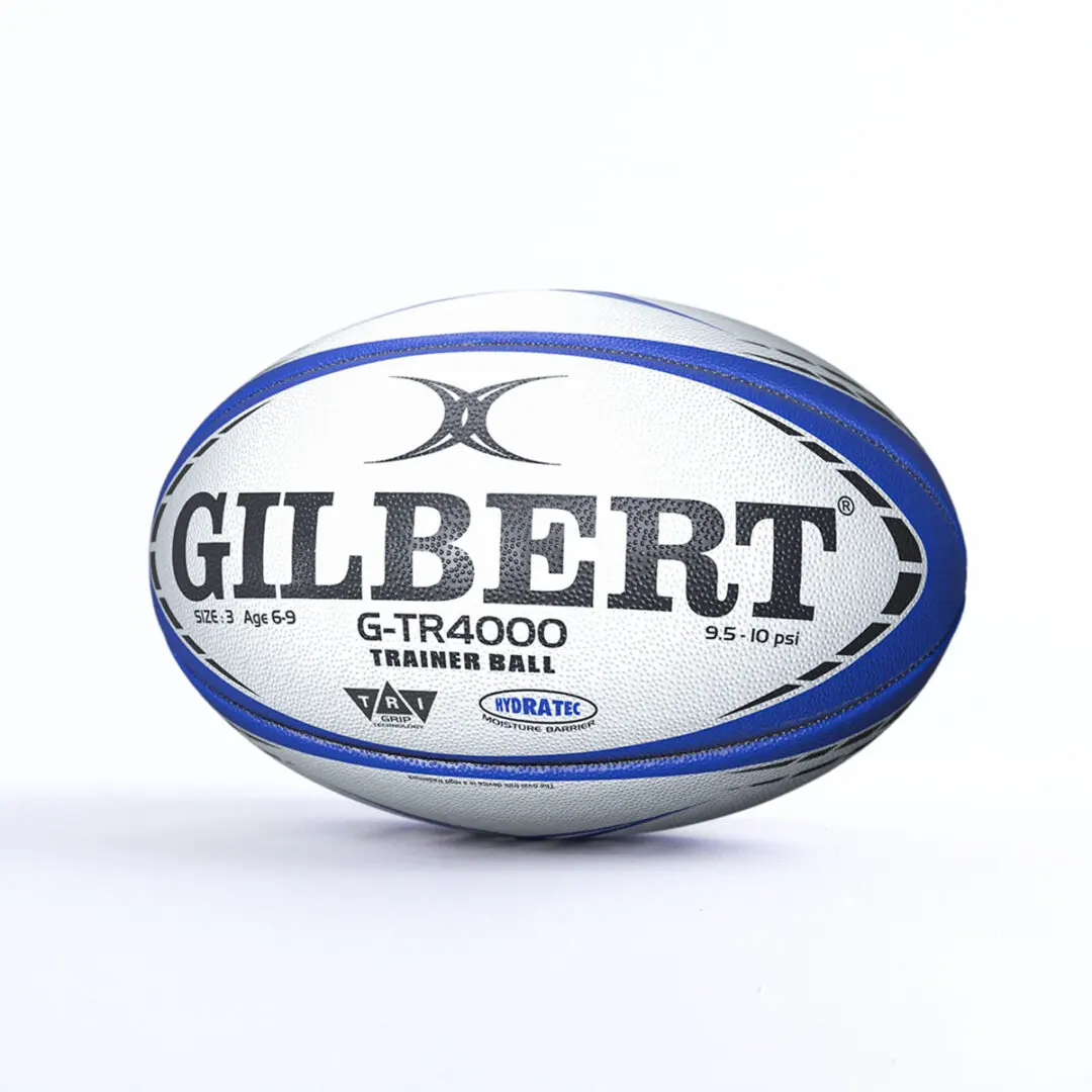Garde-chef Rugby Gilbert Falcon 200 – Noir Et Bleu, Taille Grand (58,5 Cm), Neuf
