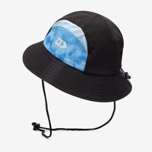 Bob Bucket hat Gold Coast Titans NRL 2025 pour adulte Noir et bleu GTHTM25004 Dos Lateral