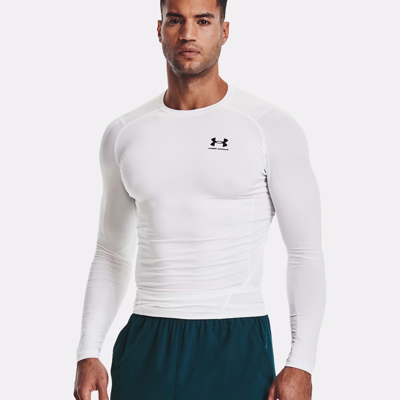 Haut Thermique Homme - Col Roulé Manches Longues - 100% Polyester - Sport Hiver Gym - Taille M-3XL
