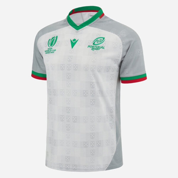 Maillot Replica Extérieur Portugal Rugby World Cup 2023 Blanc 60004722 Face