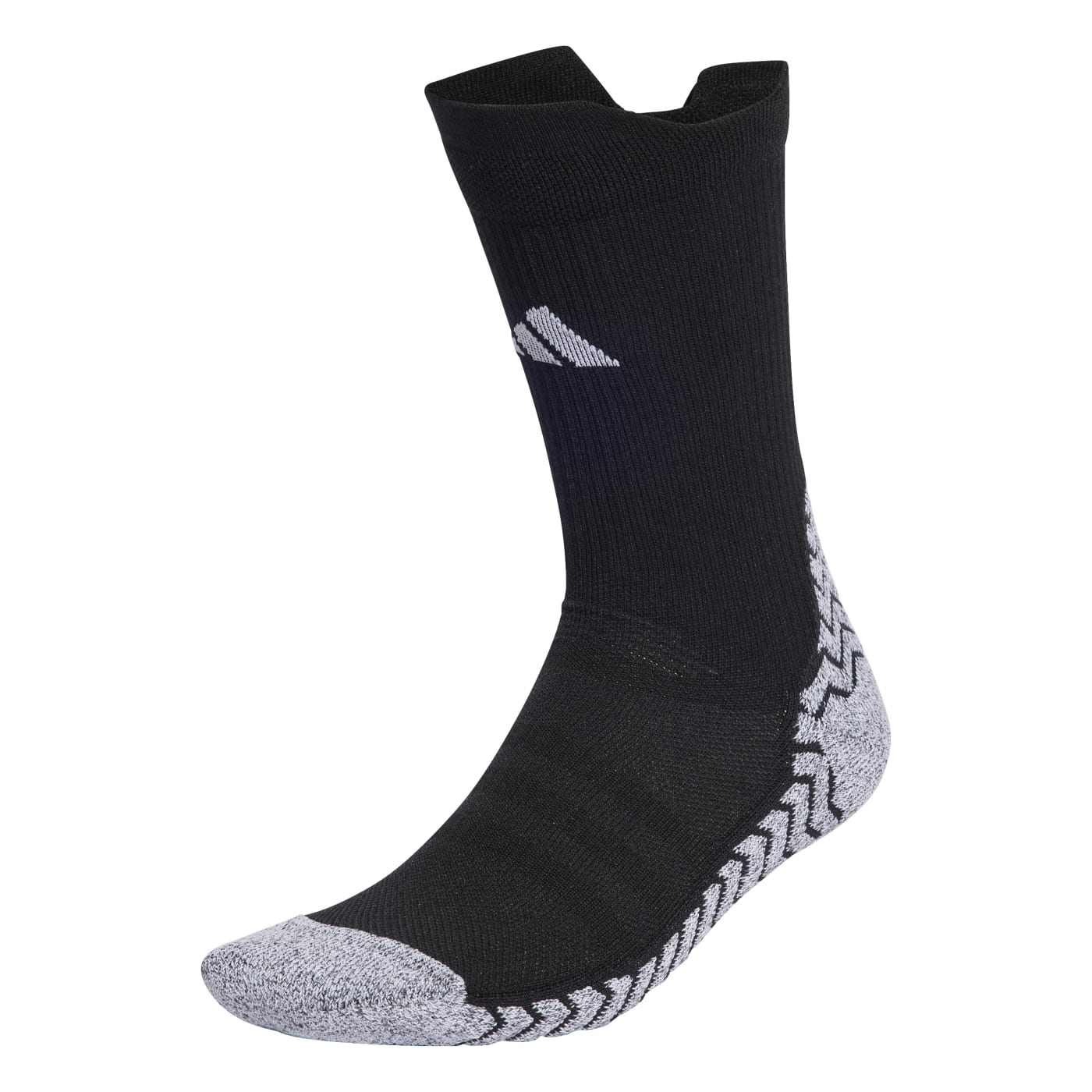 Chaussettes en maille matelassées Adidas GRIP Performance Noires HN8834 Face Lateral