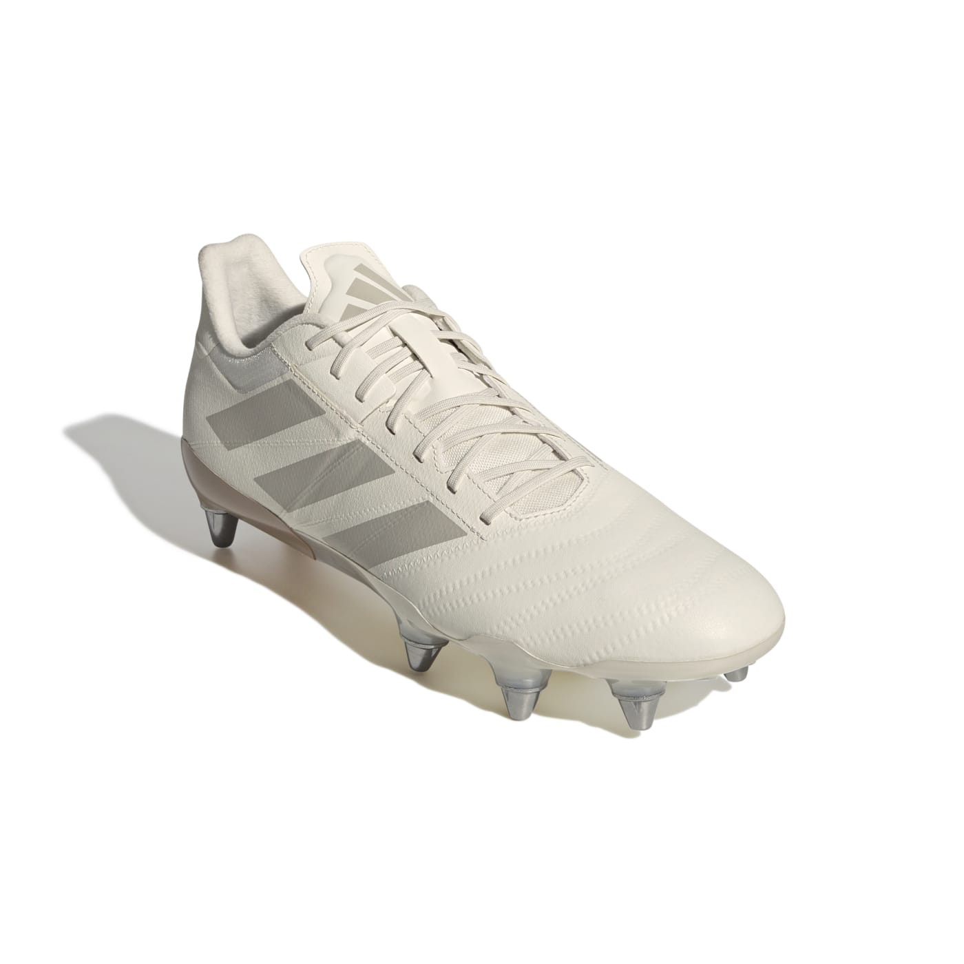 Crampons de rugby Adidas Kakari RS SG Beige JH8819 Front Top Lateral