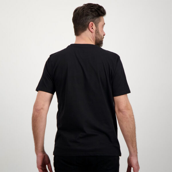 T-shirt noir Homme Custom Stade Toulousain manches courtes Vue porté de dos