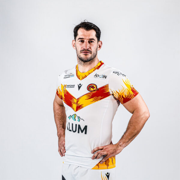 Maillot Replica Domicile Dragons Catalanas 400059220001 Face Lateral 2