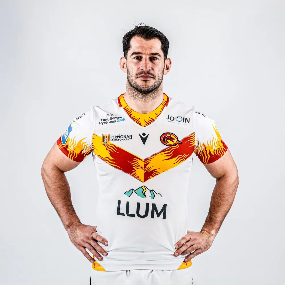 Maillot De Rugby Vintage Dragons Catalans 2016 Training - ISC