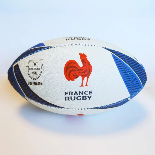 Drapeau France Sur Ballon De Rugby - Débardeur Vintage Fier Supporter Rugby Français