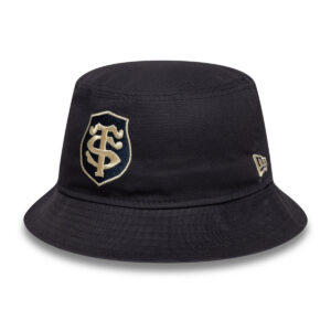 Bob New Era Stade Toulousain Seasonal Bucket hat Noir 60684874 Face Lateral