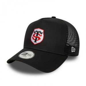 Casque New Era Enfant Trucker Mesh Stade Toulousain Noir 60684867 Face Lateral 2
