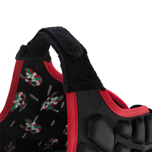 Casque de rugby Noir Raze Canterbury Pays Basque Q-B000038BS3 Detail Bas Scratch