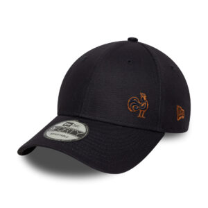 Casquette New Era France Rugby Seasonal Flawless 9Forty Bleu marine 60684754 Face Lateral