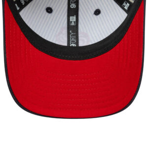 Casquette New Era France Rugby Stripe 9Forty M-Crown Bleu marine et blanc 60684765 Dessous