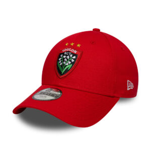 Casquette New Era RC Toulon 9Forty Junior Rouge 60765346 Face Lateral