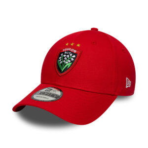 Casquette New Era RC Toulon 9Forty Rouge 60765339 Face Lateral