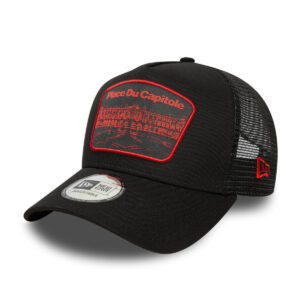 Casquette Trucker New Era Stade Toulousain Patch Place du Capitole Noir 60684859 Face Lateral