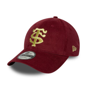 Casquette en velour côtelé New Era Stade Toulousain 9Forty Bordeaux 60684860 Face Lateral