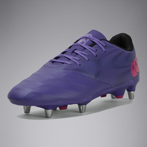 Crampons Canterbury Phoenix Genesis Team SG Violet QB000136BB5 Front Lateral Top