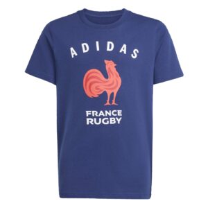 T-shirt enfant original XV de France Supporter Bleu marine KA0440 Face
