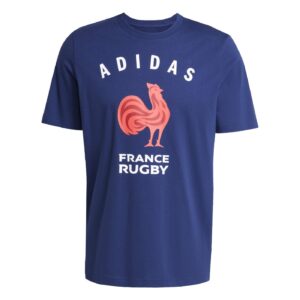 T-shirt original XV de France Supporter Bleu marine KA0433 Face