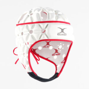 Casque de rugby Gilbert Air Blanc pour adulte GIL25P005 Face Lateral