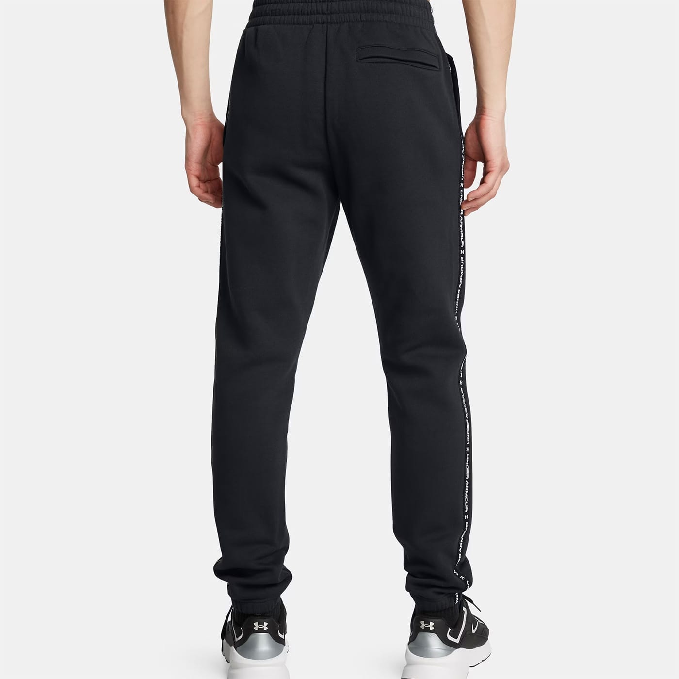 Pantalon De Survêtement Homme Coupe Droite – Noir, Taille élastique Avec Cordon, Extensible Et Infroissable, Idéal Bureau, Travail, Jogging Décontracté
