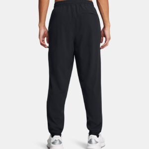 Pantalon de jogging tissé UA Vibe pour homme Under Armour Noir 1386557-001 Vue porté de dos