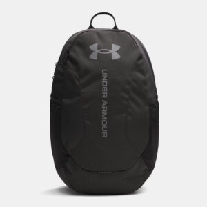 Sac à dos de sport UA Hustle Lite Noir et gris 6000399-001 Face