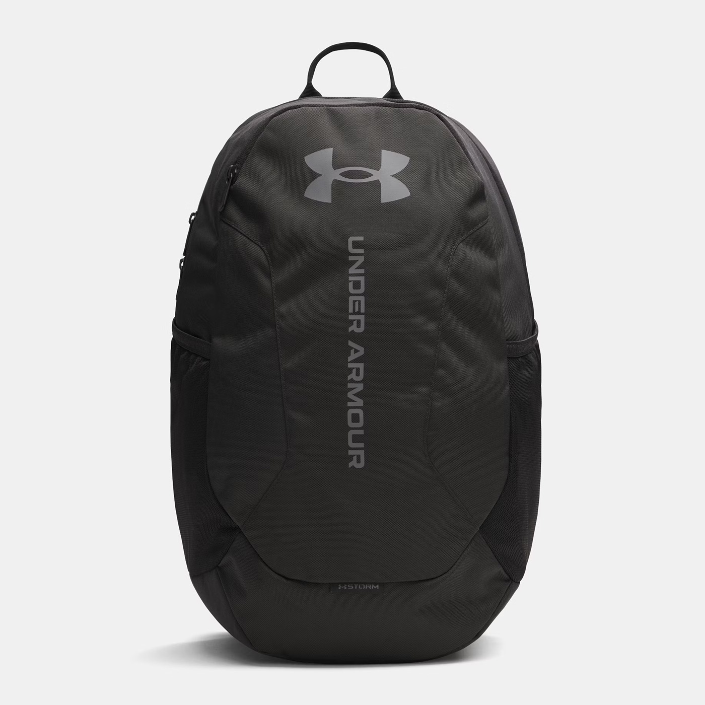 Sac à dos de sport UA Hustle Lite Noir et gris 6000399-001 Face