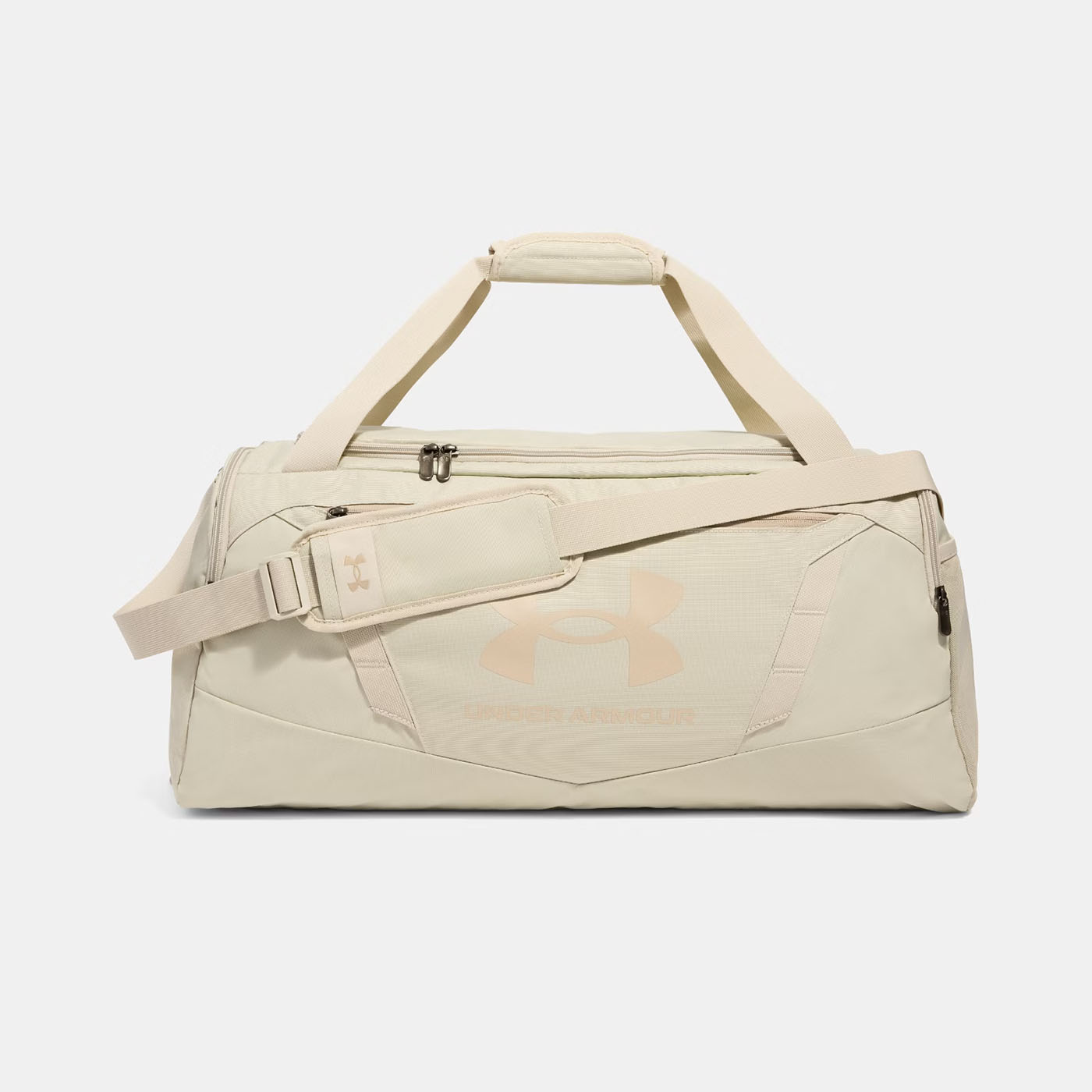 Sac de sport moyen 58L UA Undeniable 5.0 Beige 1369223-290 Face