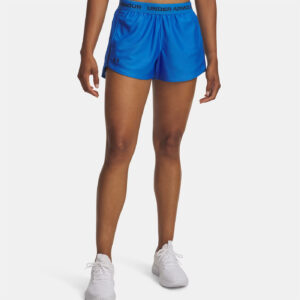 Short UA Tech™ Play Up pour femme Under Armour Bleu 1389882-402 Face