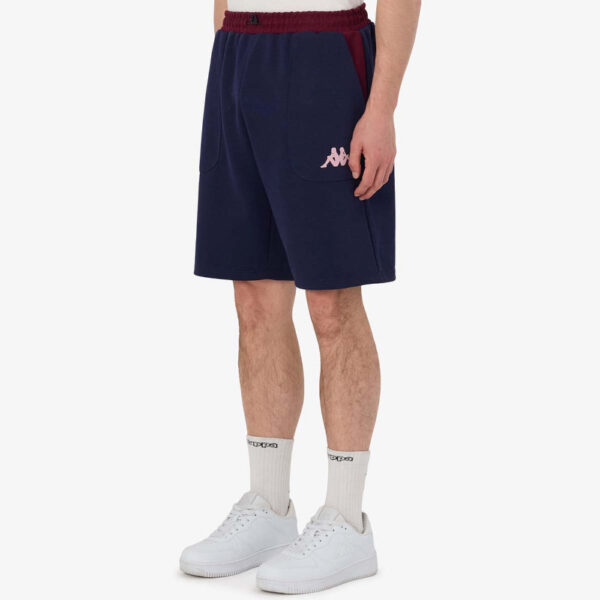 Short UBB Mofio Kappa Bleu marine 361X2JW AO7 Vue porté face lateral