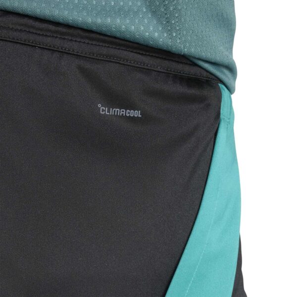Shorts de sport Adidas All Blacks Noir et vert JM9638 Detail Dos Lateral Haut