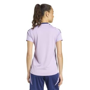 T-shirt Adidas XV de France Performance pour femme Lilas JN0802 Vue porté de dos