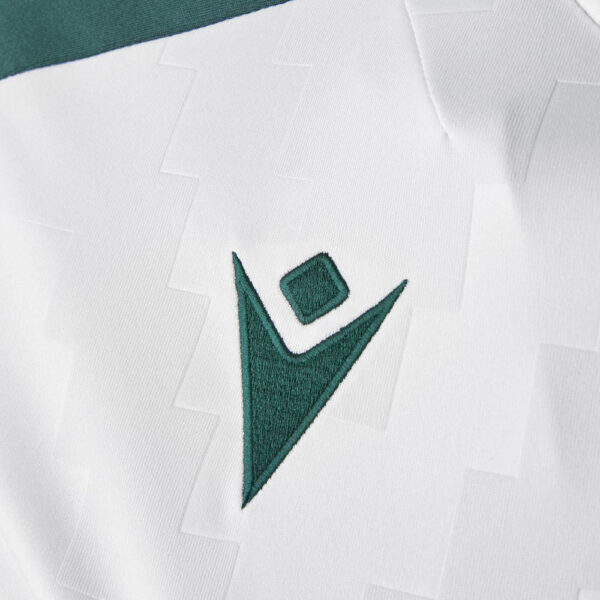 T-shirt d'entrainement Section Paloise Blanc 700112520001 Detail Face Logo Macron